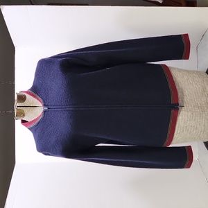 Vintage merino wool Pendleton zip front sweater
